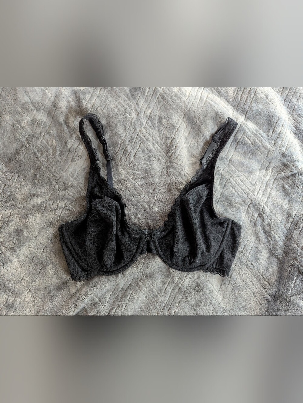 No Boundaries Black Lace Underwire Bra